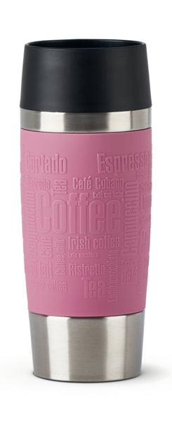 Emsa Travel Mug Isolierbecher Edelstahl altrosa 0,36l