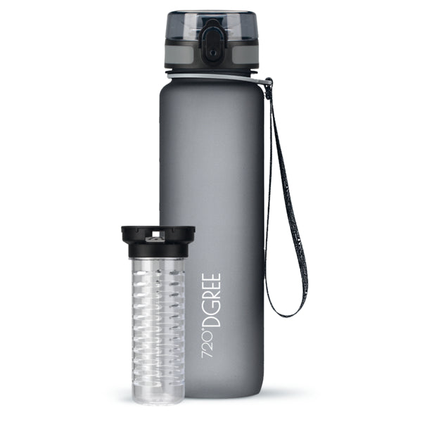 720Dgree Trinkflasche stone gray 1l