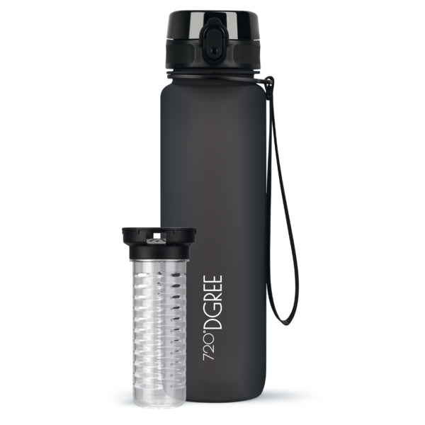 720Dgree Trinkflasche onyx black 1l