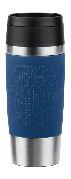 Emsa Isolierbecher Travel Mug Classic dunkelblau 0,36l