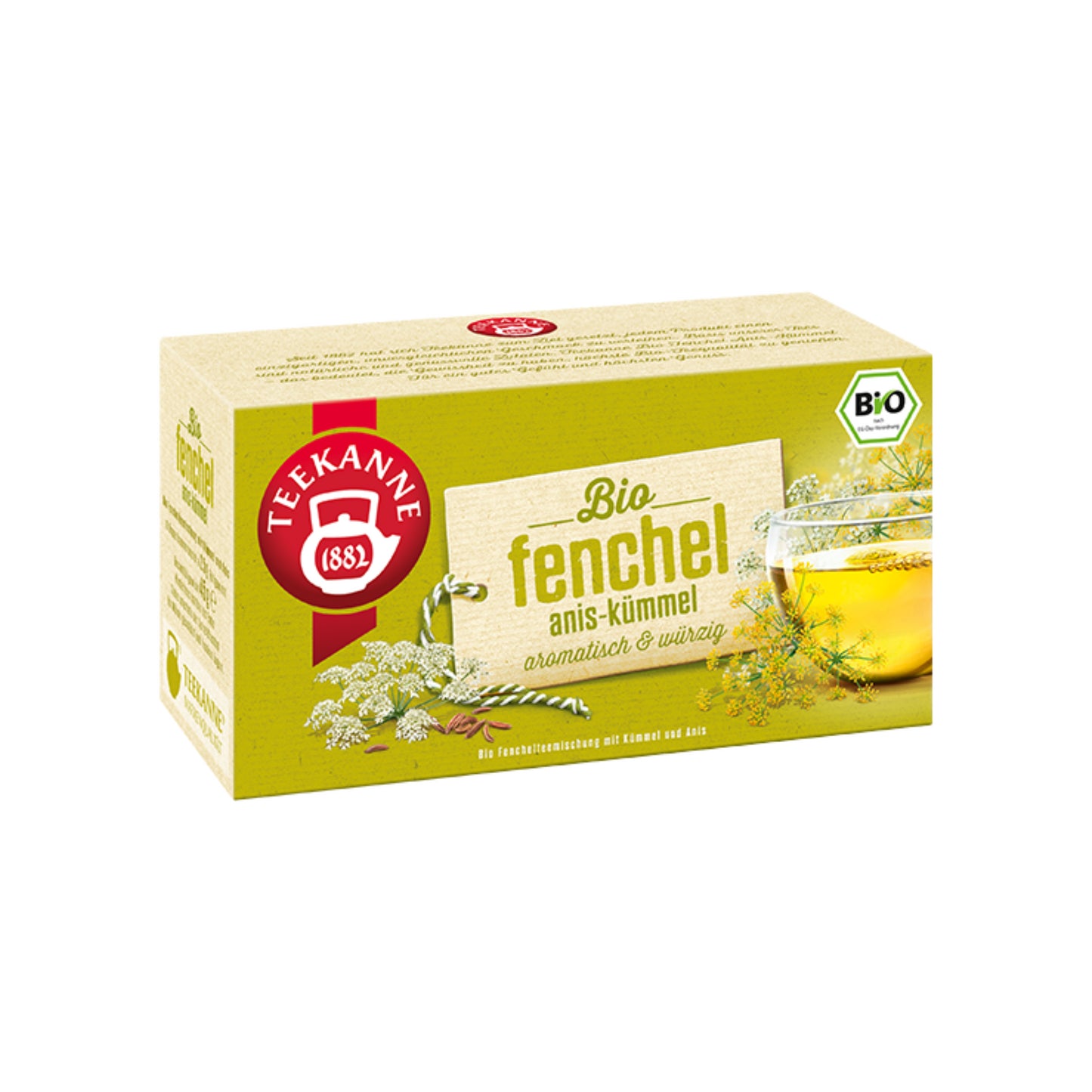 Bio Teekanne Fenchel Anis-Kümmel 18ST 45g