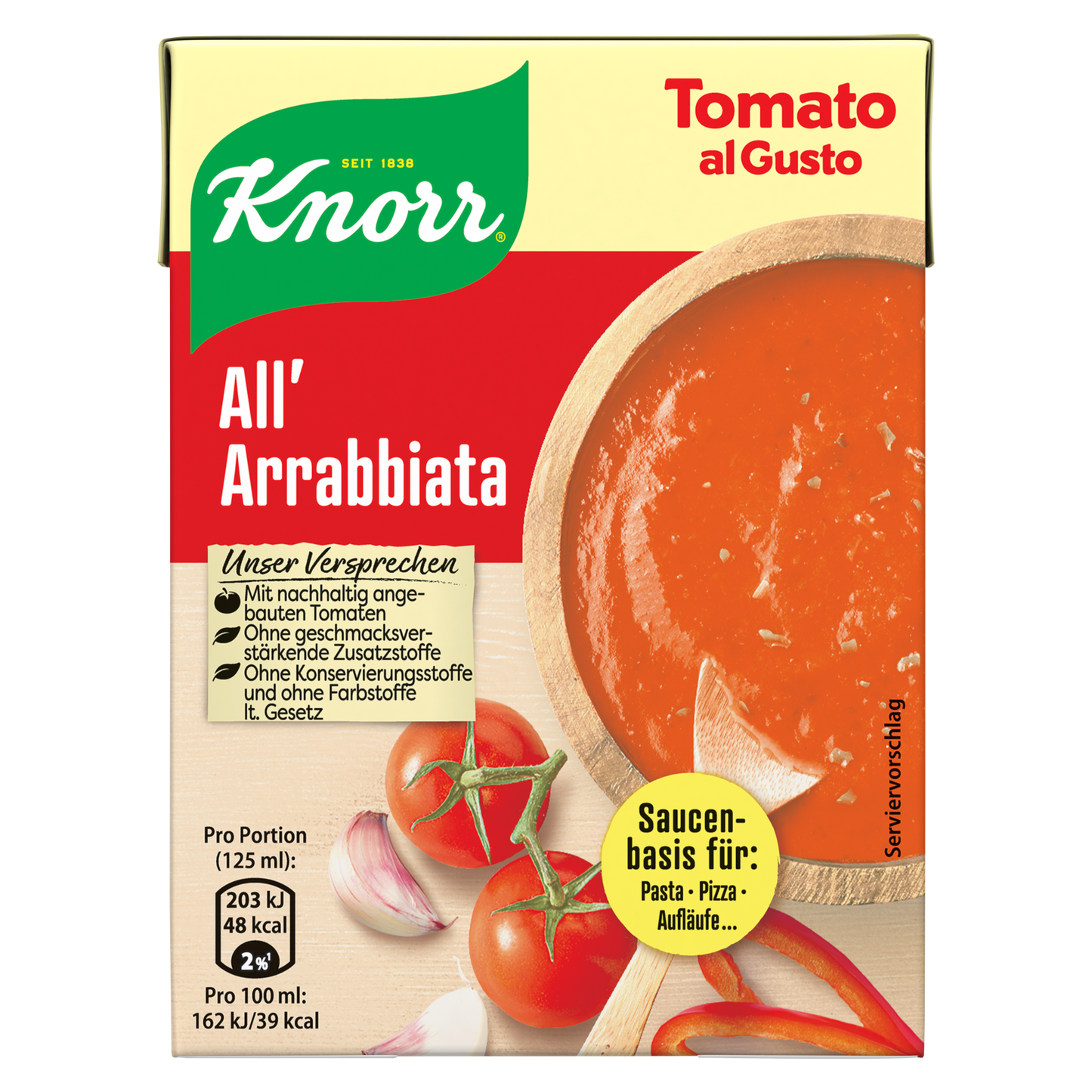 Knorr Tomato al Gusto Arrabiata 370g