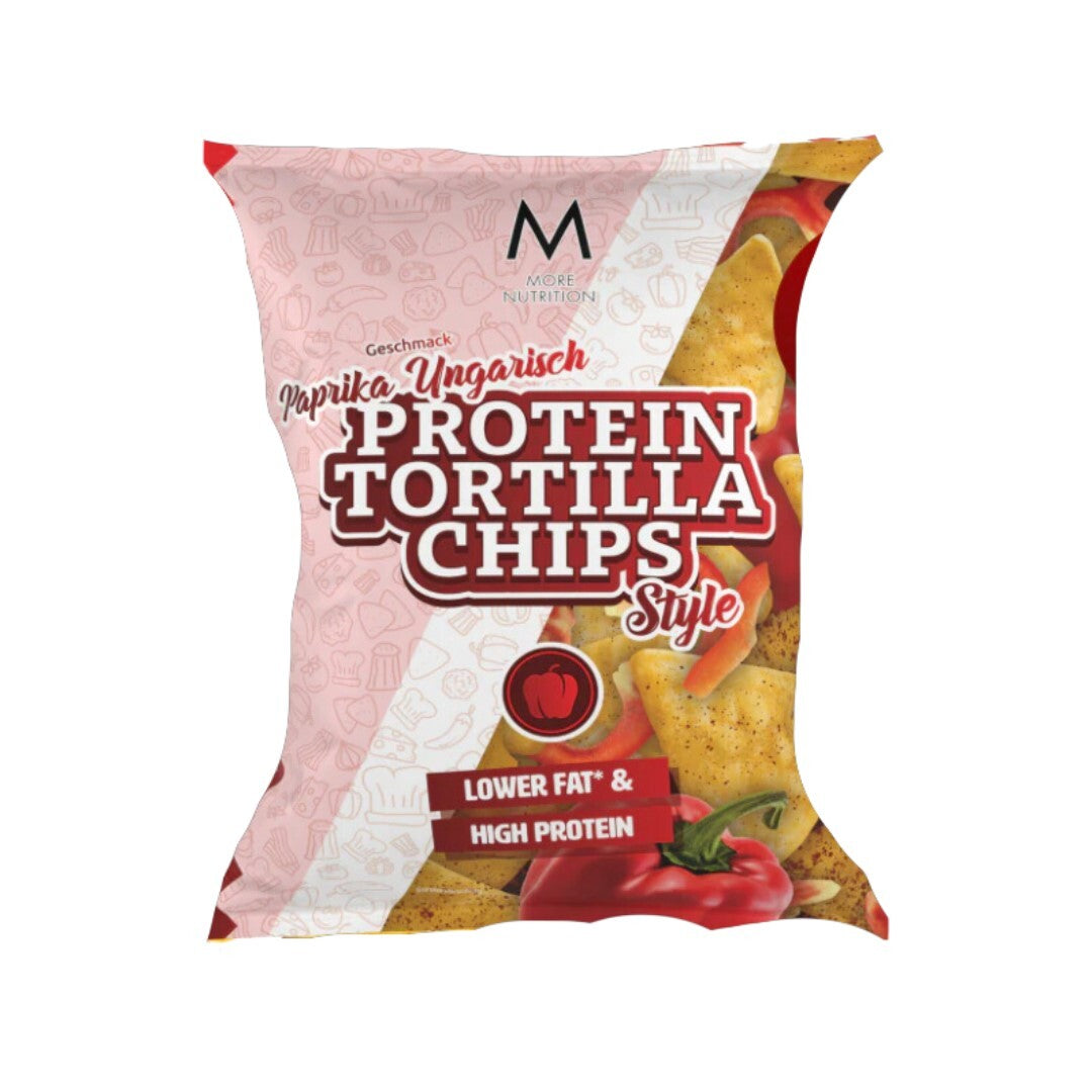 More Nutrition Protein Tortilla Chips Paprika ungarisch 50g