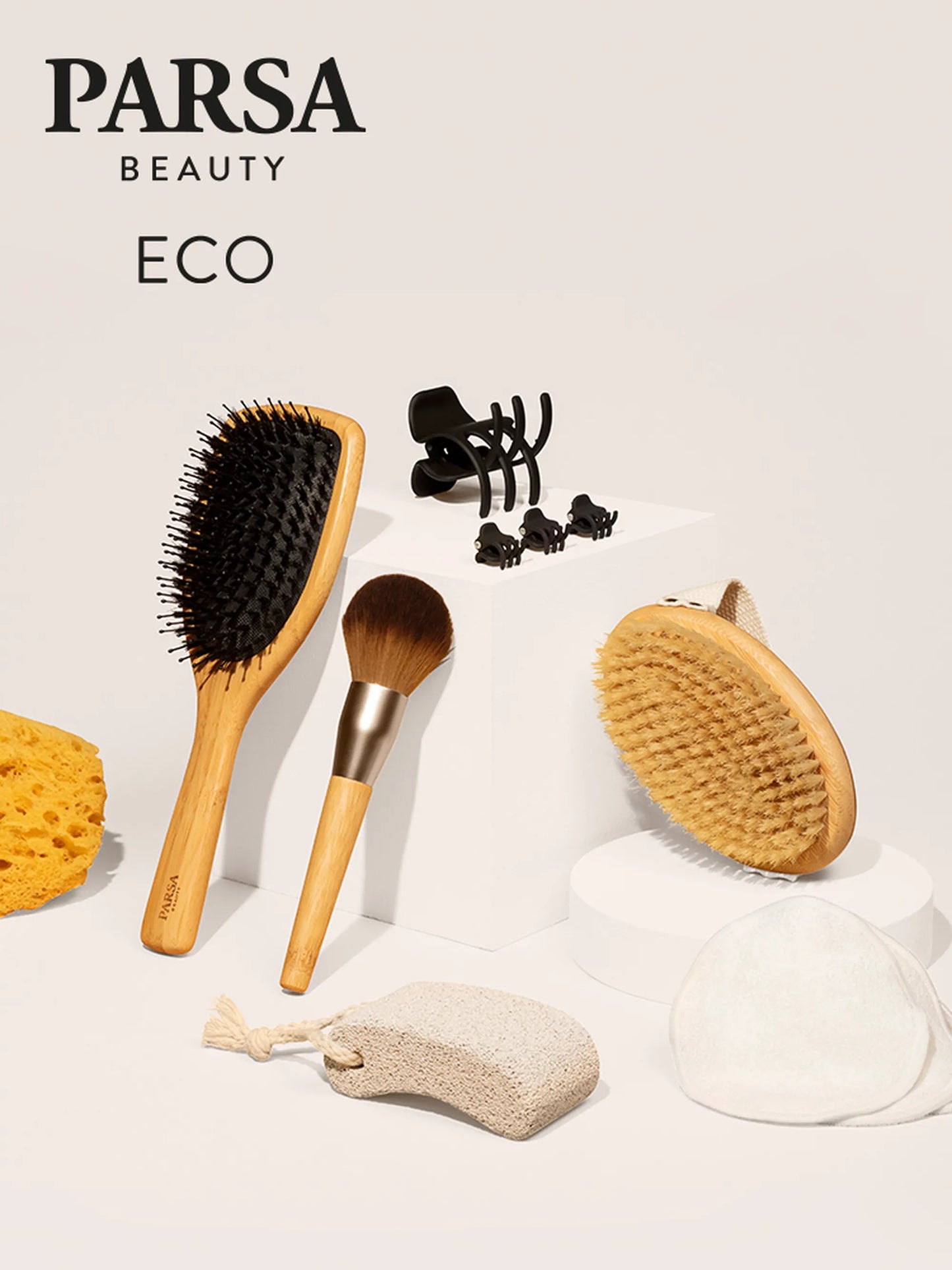 Parsa Beauty Wasserwellklammer mittel havanna 4ST