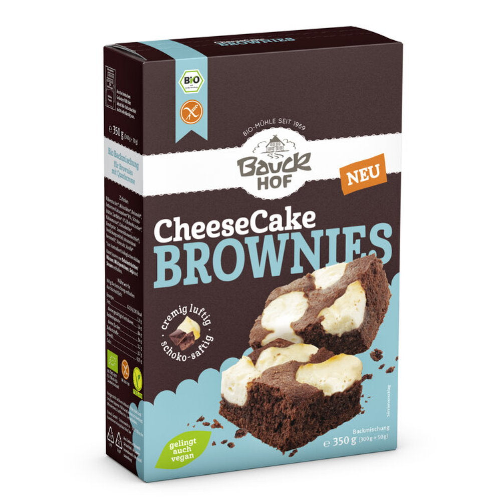 Bio Bauck Mühle Cheesecake Brownies 350g