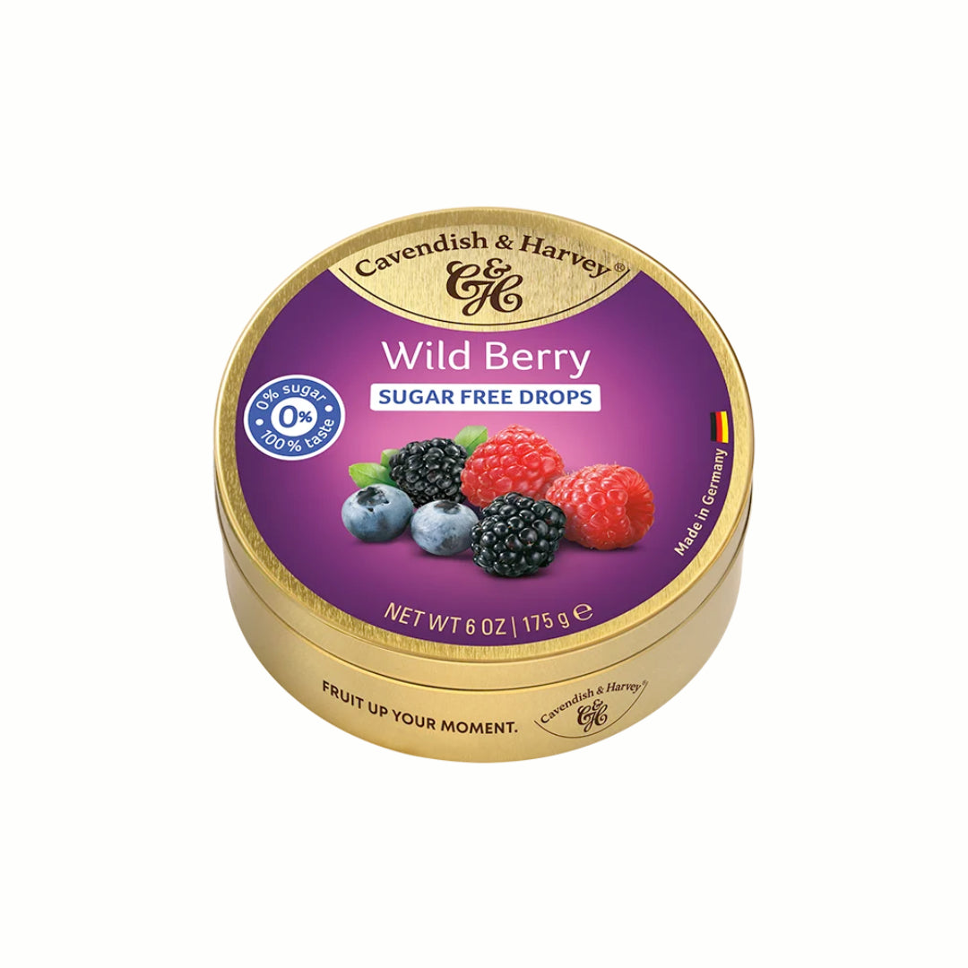 Cavendish&Harvey Wild Berry Sugarfree Drops 175g