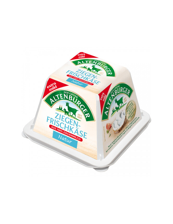 Der Grüne Altenburger Ziegen-Frischkäse Natur Pyramide Rahmstufe 150g