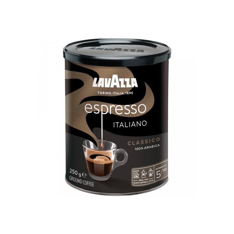 Lavazza Caffe Espresso 100% Arabica gemahlen 250g