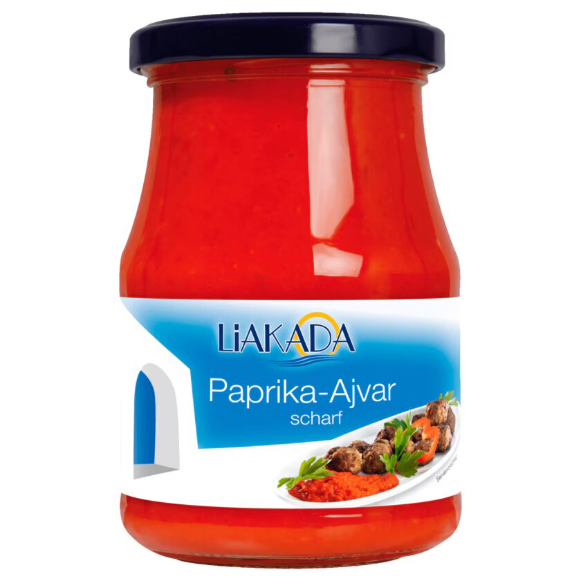 Liakada Paprika Ajvar scharf 330g
