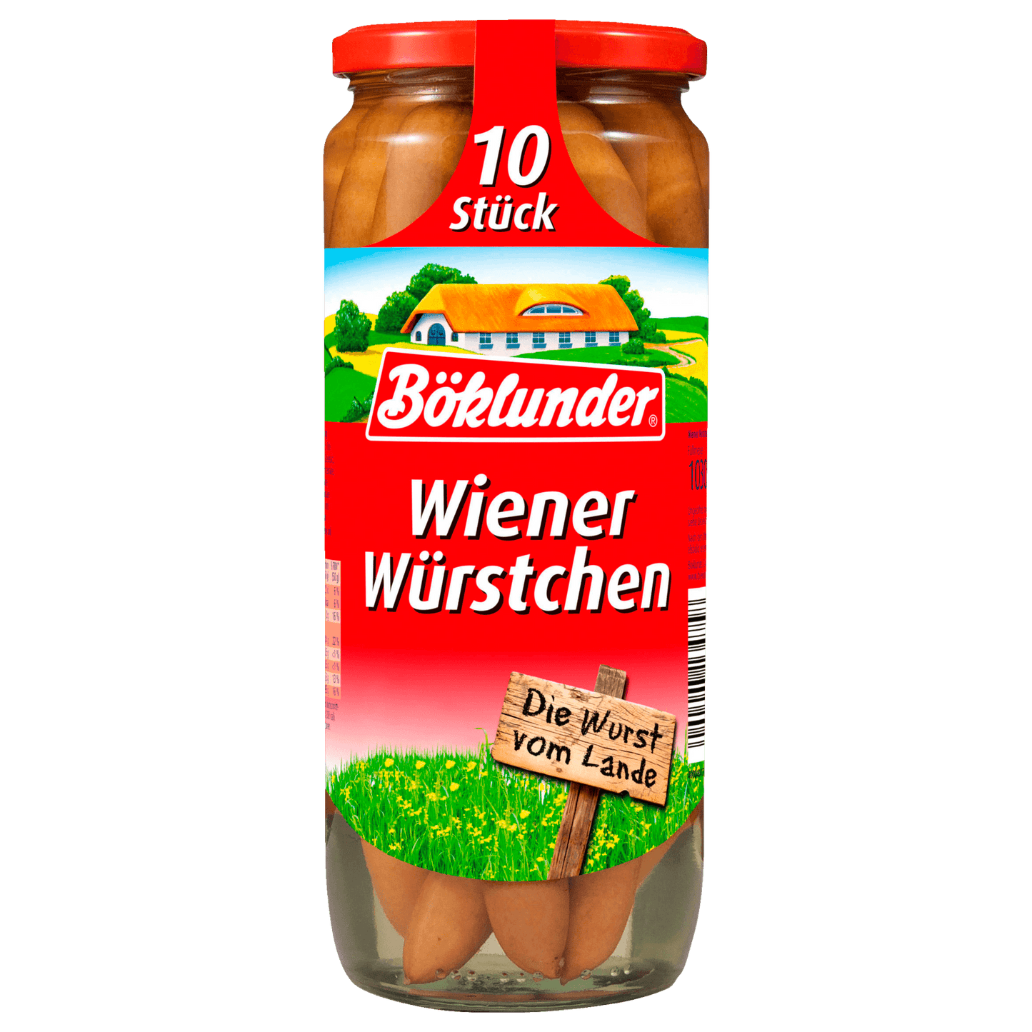 Böklunder Schleswig-Holstein Wiener Würstchen im Saitling 6ST 550g