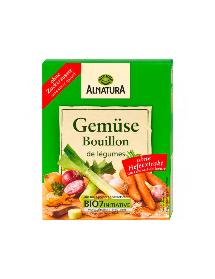 Bio Alnatura Gemüsebouillonwürfel ohne Hefe 66g