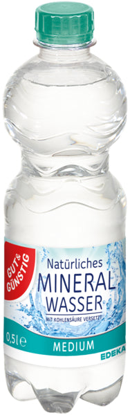 GUT&GÜNSTIG Mineralwasser Medium 0,5l DPG