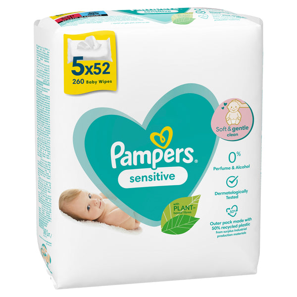 Pampers Feuchttücher Sensitive 5x52ST