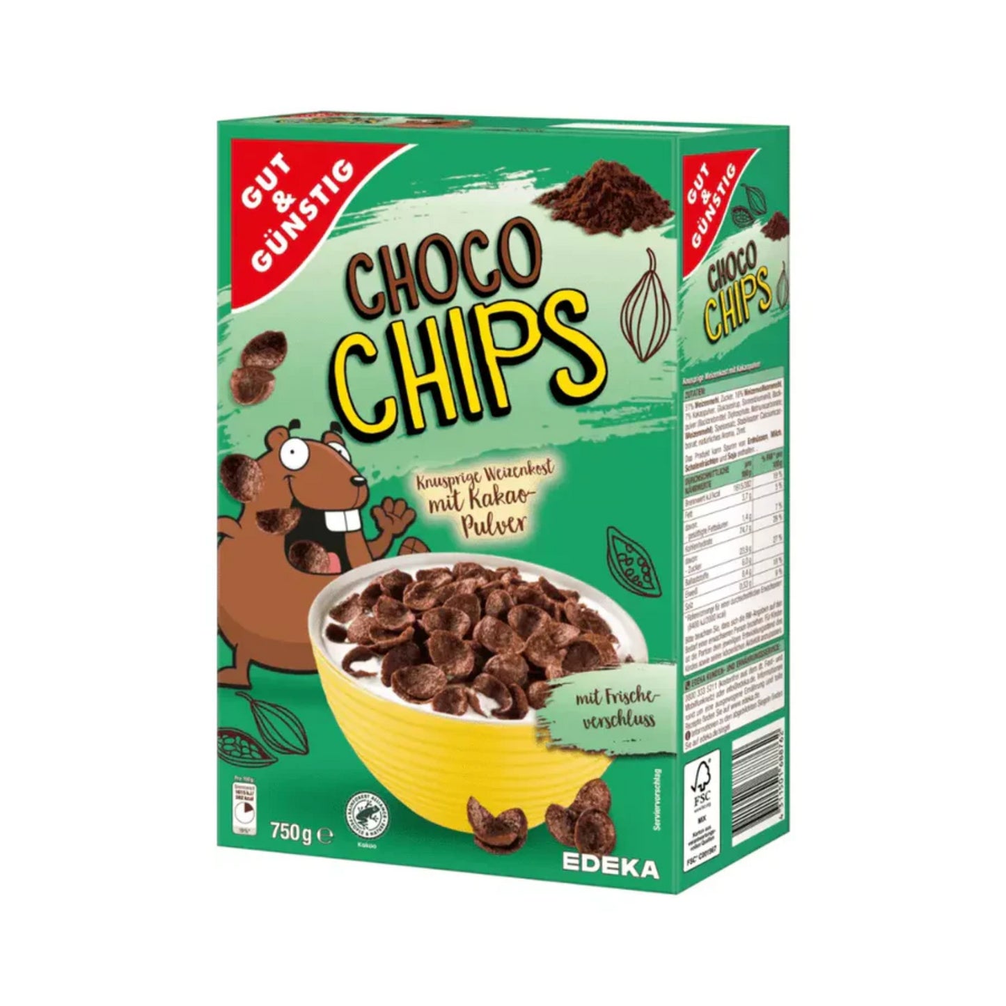 GUT&GÜNSTIG Choco Chips 750g