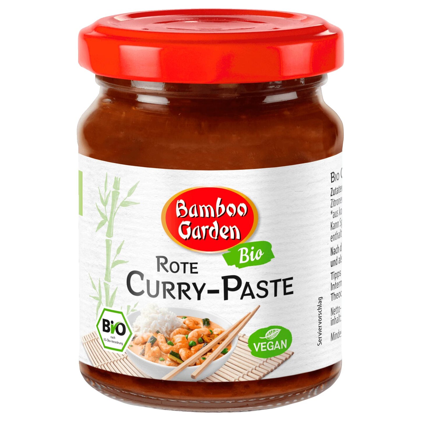 Bio Bamboo Garden Curry Paste rot 125g