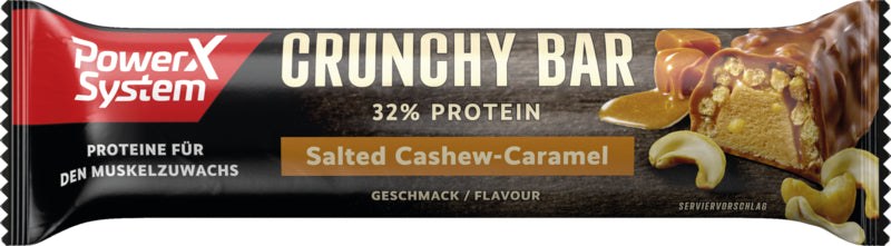Power System Active Lifestyle Crunchy Bar Salted Cashew-Karamell 45g