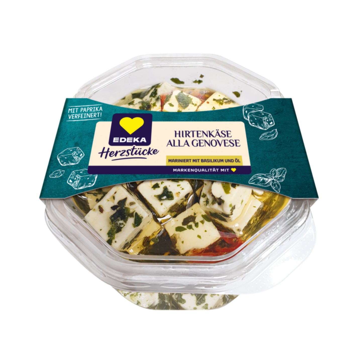 EDEKA Herzstücke Hirtenkäse alla Genovese 150g