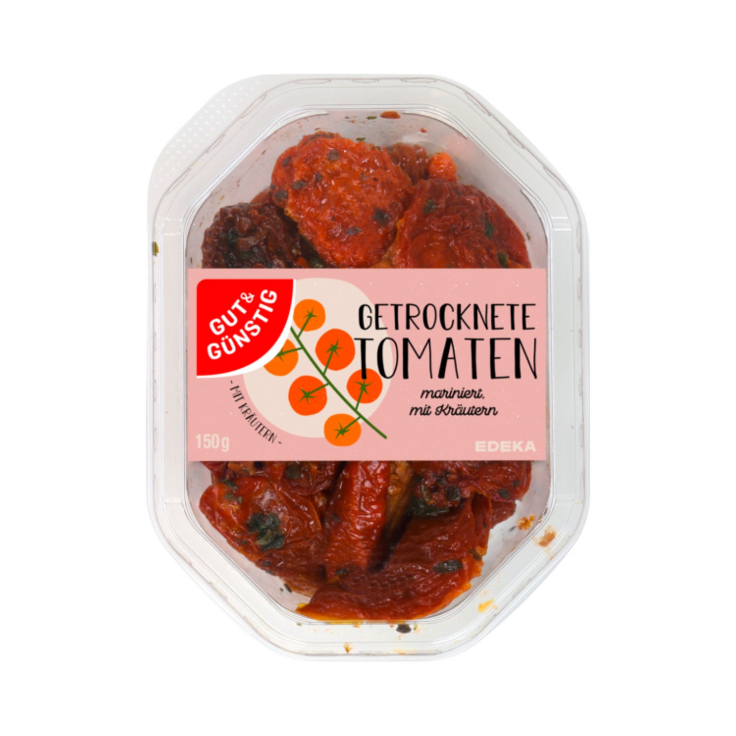 GUT&GÜNSTIG Getrocknete Tomaten mariniert mit Kräutern 150g