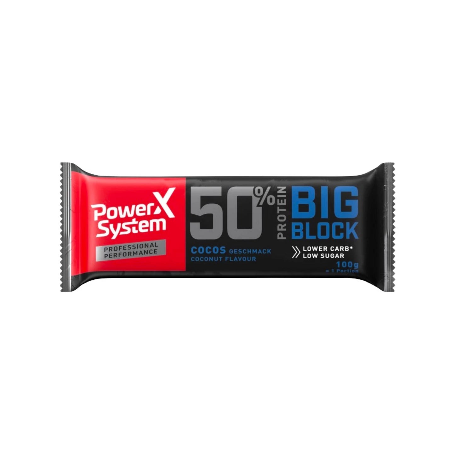 Power System Professional Performance Big Block Cocos Bar 100g