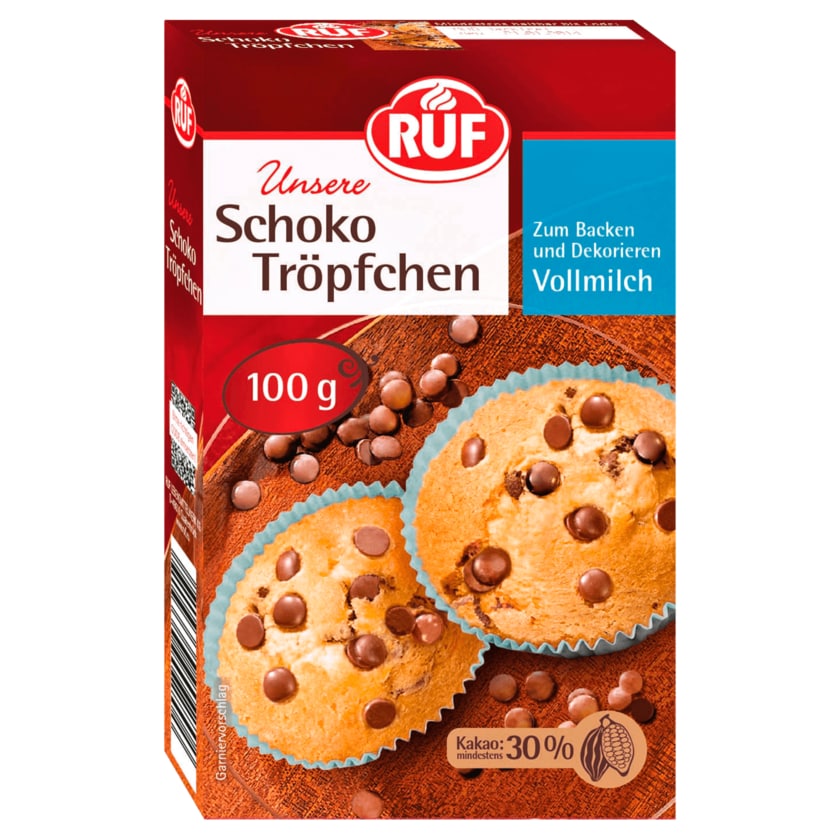 RUF Schokotropfen Vollmilch 100g