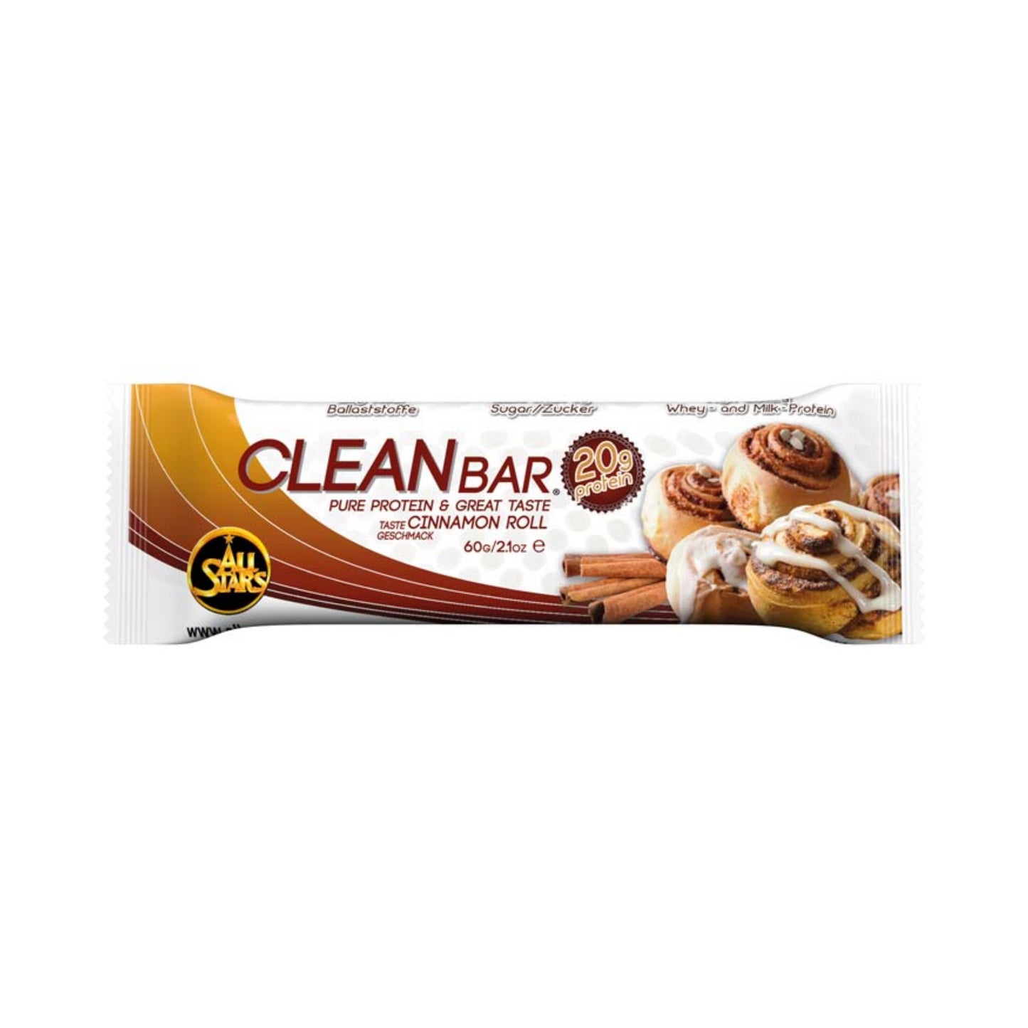 All Stars Clean Bar Cinnamon Roll 60g