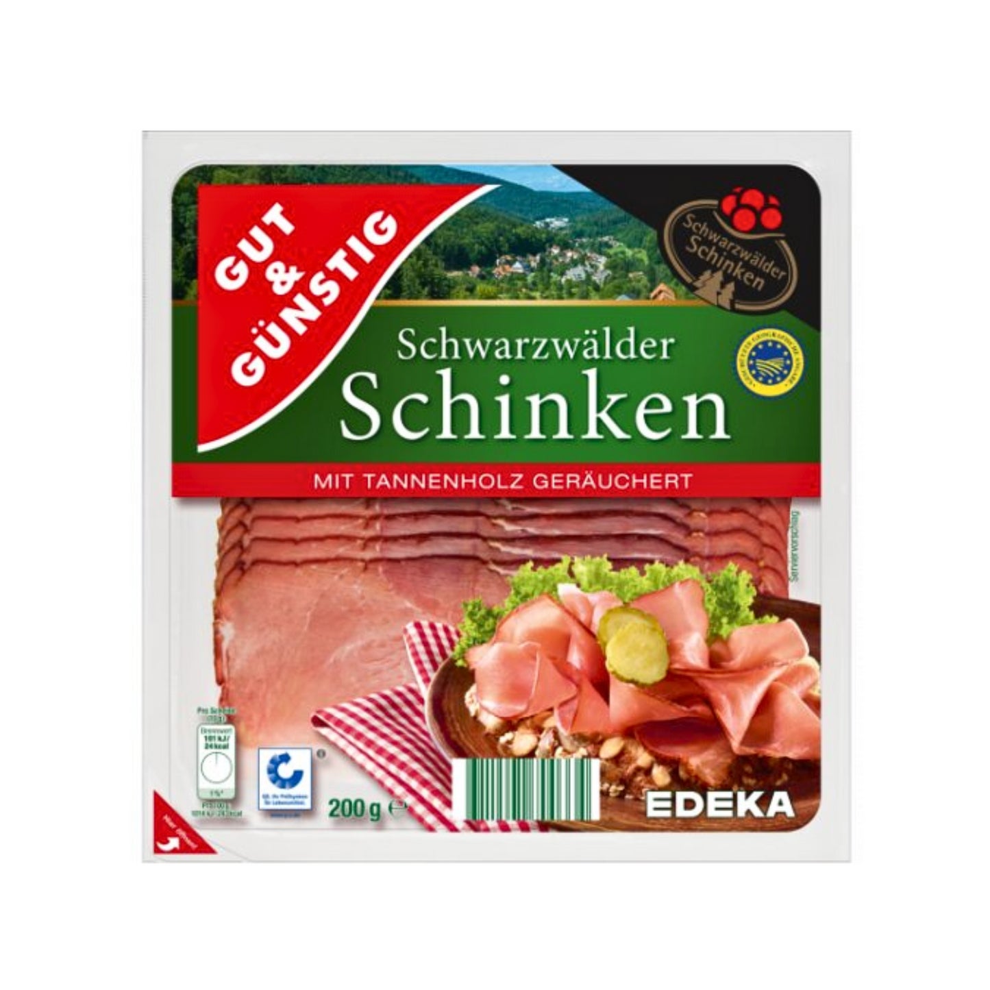 GUT&GÜNSTIG Schwarzwälder Schinken 200g QS ITW