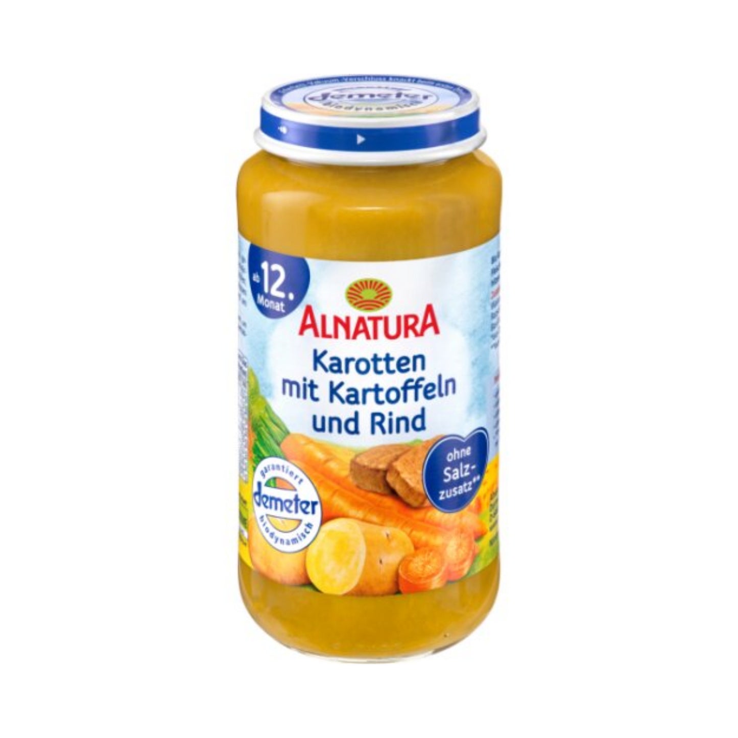 Demeter Alnatura Karotten Kartoffeln Rind ab dem 12.Monat 250g