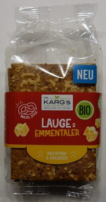 Bio Dr.Kargs Laugen-Knäckebrot Emmentaler 160g