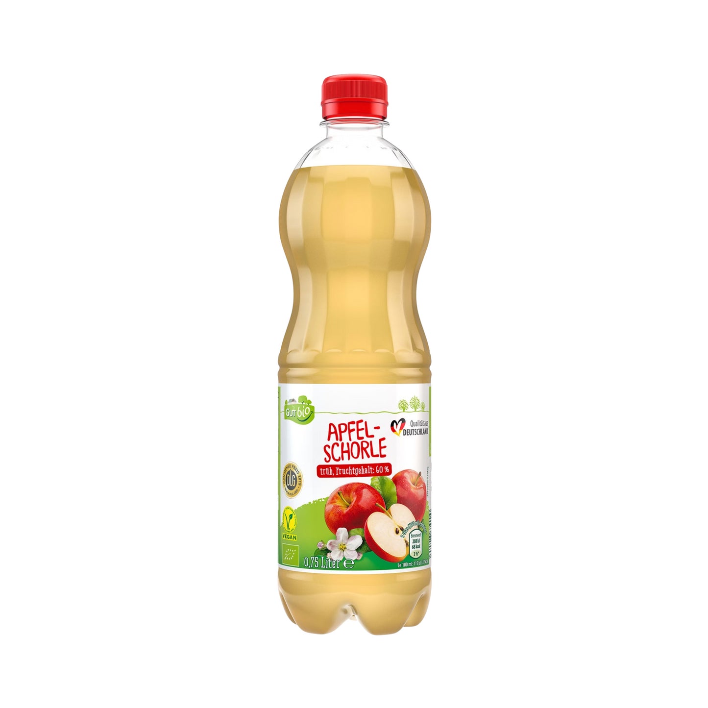 Bio EDEKA Apfelschorle naturtrüb 0,75l DPG