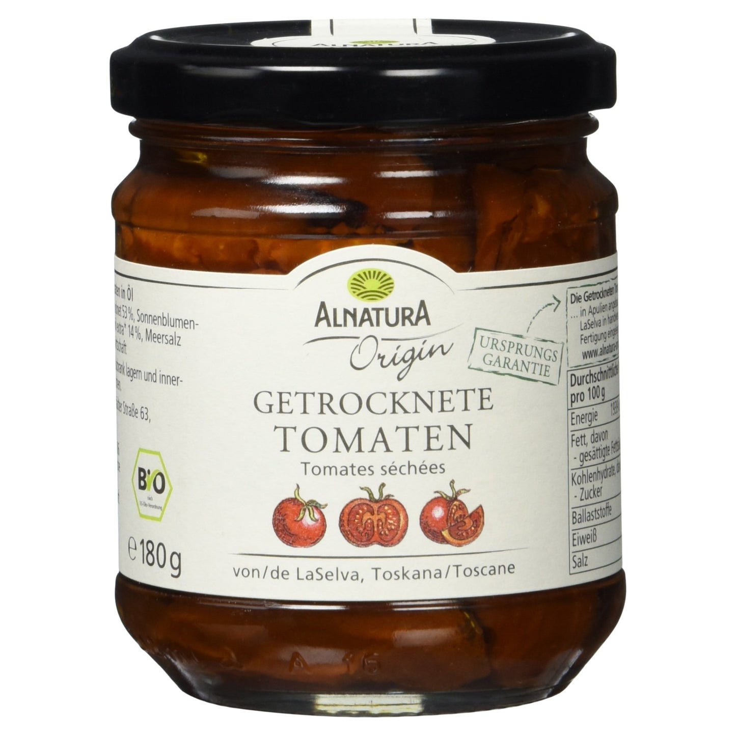 Bio Alnatura Getrocknete Tomaten 180g
