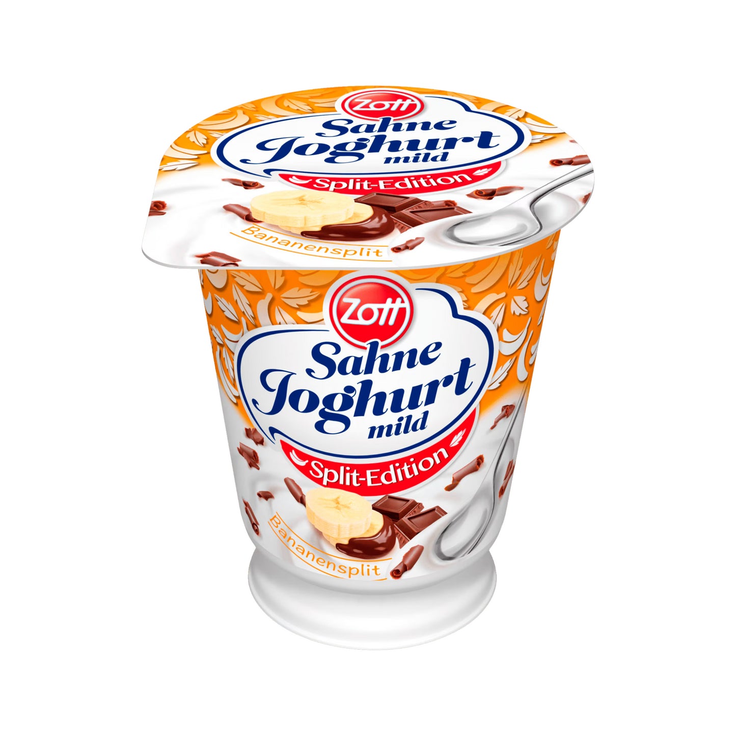 Zott Sahnejoghurt mild Split Edition Banane 10% 140g