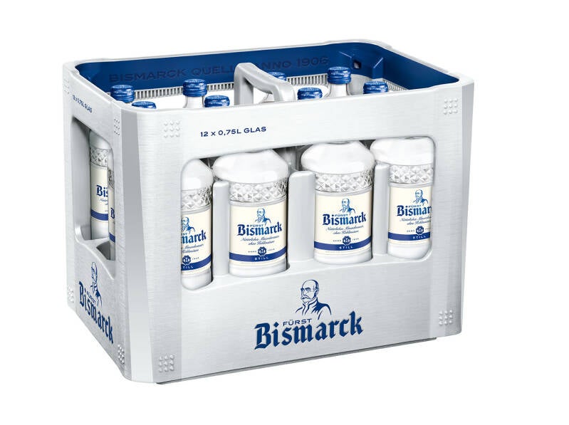 Fürst Bismarck Mineralwasser still Glasflasche 12 x 0,75l