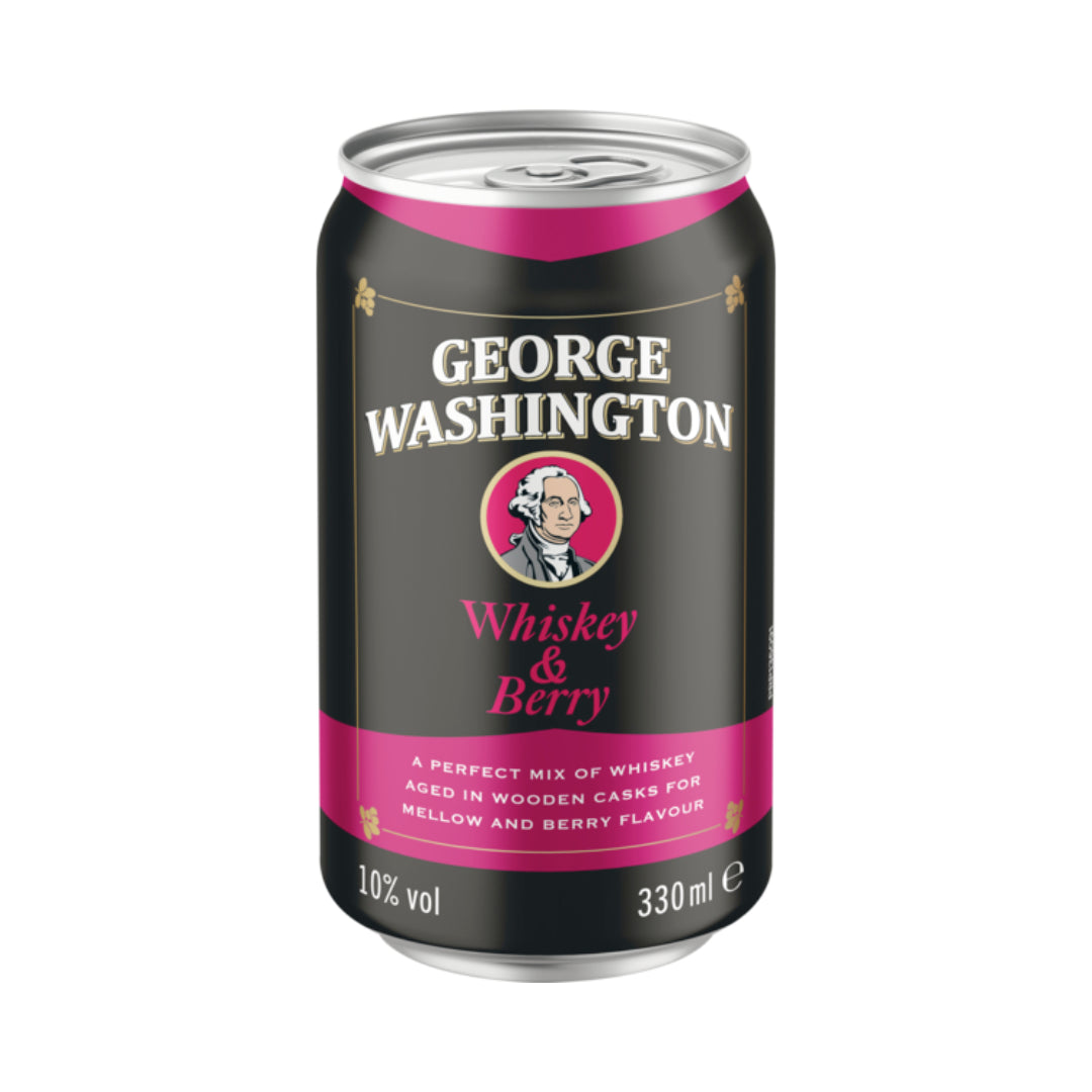 George Washington Whiskey Berry 10% 330ml DPG