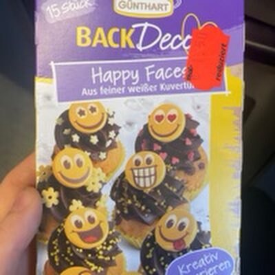 Günthart Schokolade Happy Faces 12g