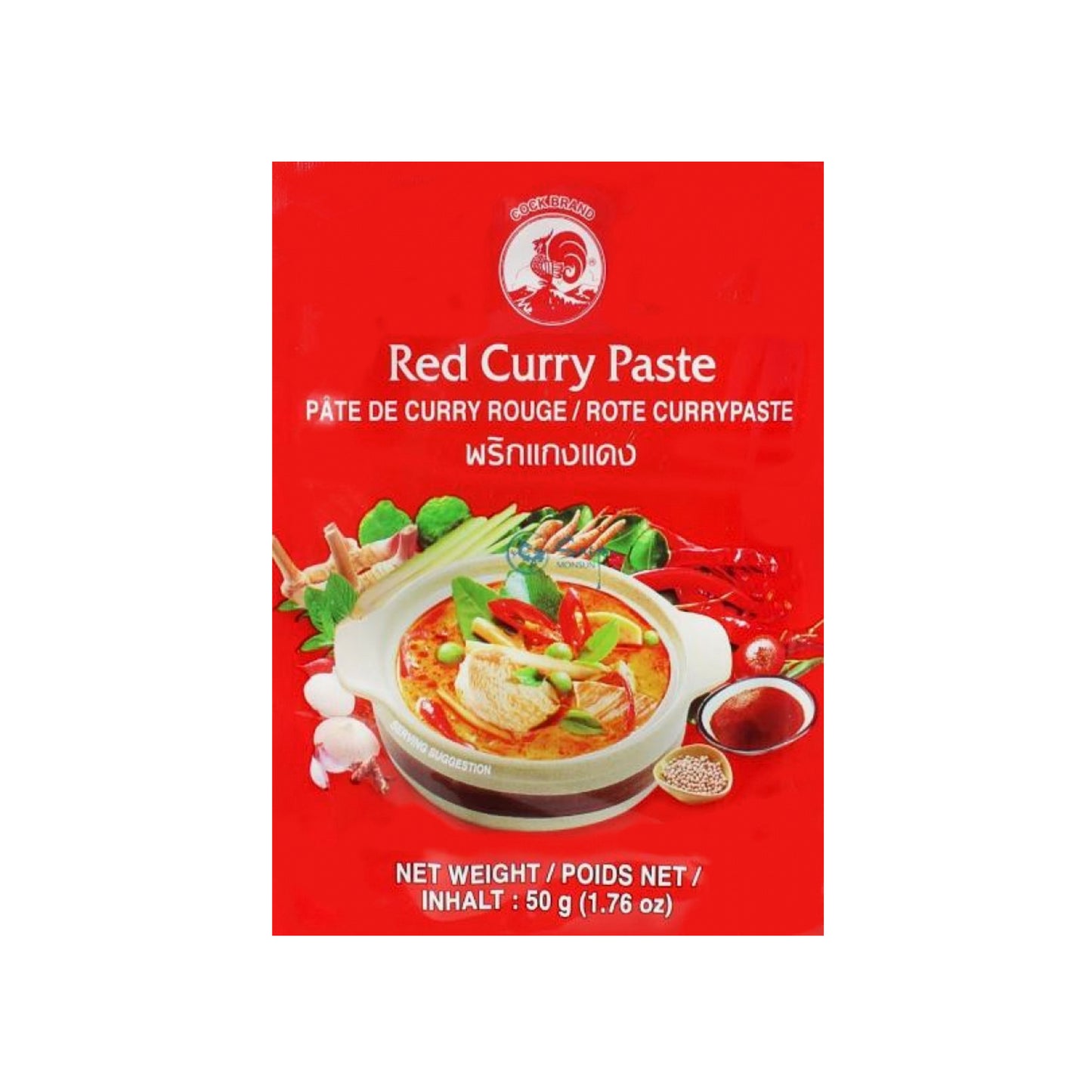 Cock Curry Paste rot 50g