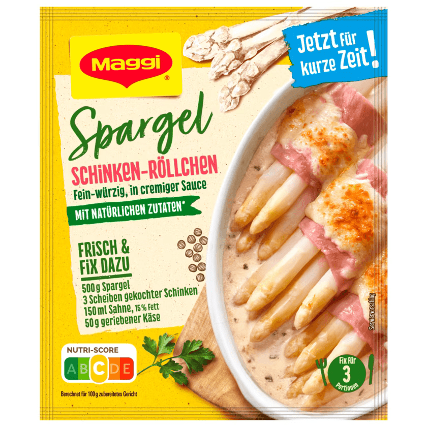 Maggi Fix Spargel-Röllchen mit Schinken 44g