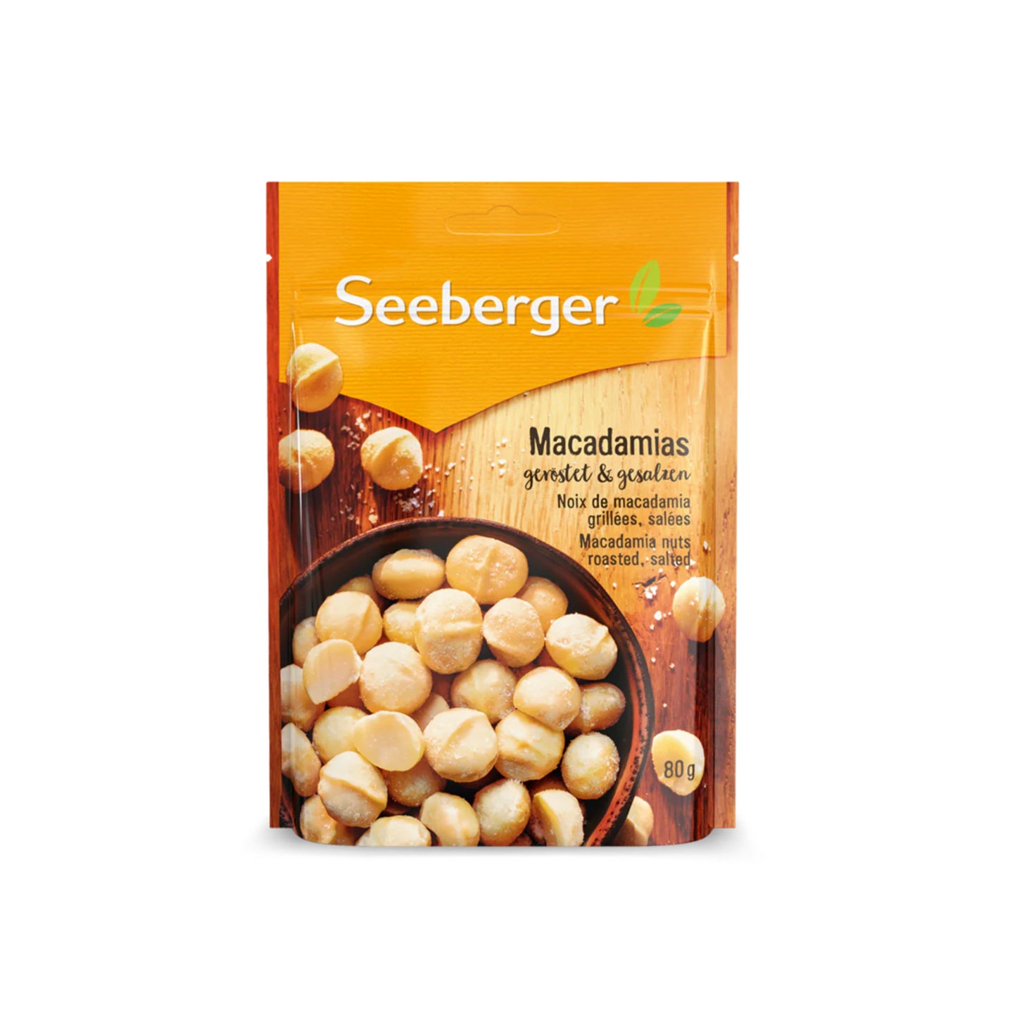 Seeberger Macadamia geröstet und gesalzen 80g