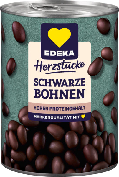 EDEKA Herzstücke Schwarze Bohnen 400g