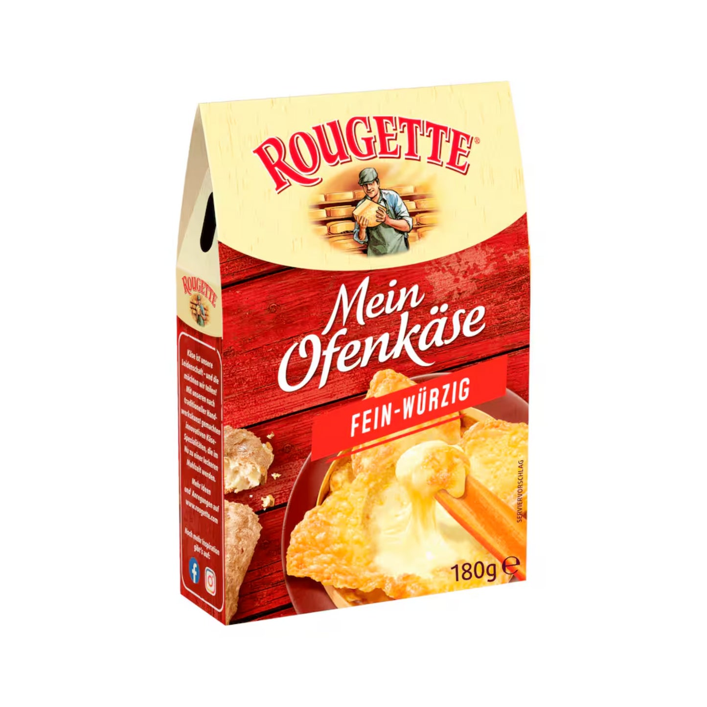 Rougette Ofenkäse fein-würzig 60%Fett i.Tr.180g