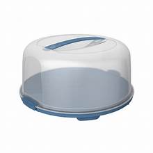 Rotho Tortenglocke Fresh flach Horizon blue