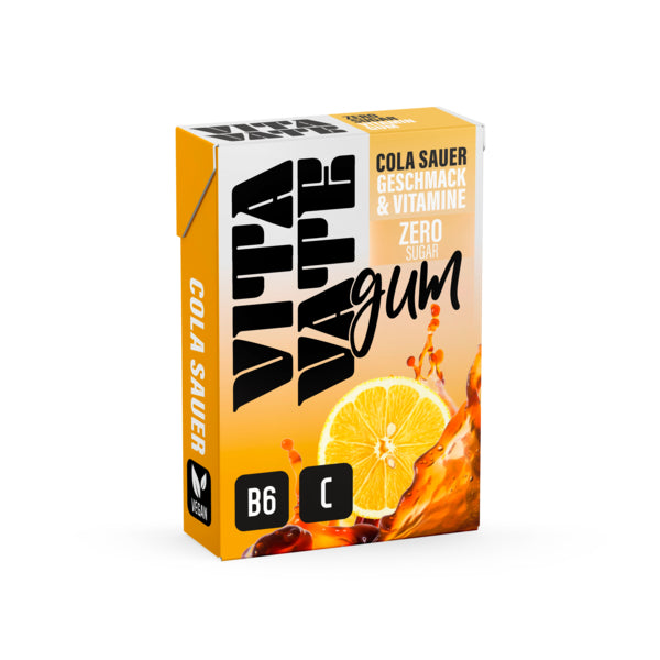 Vitavate Kaugummi Cola sauer 28,2g