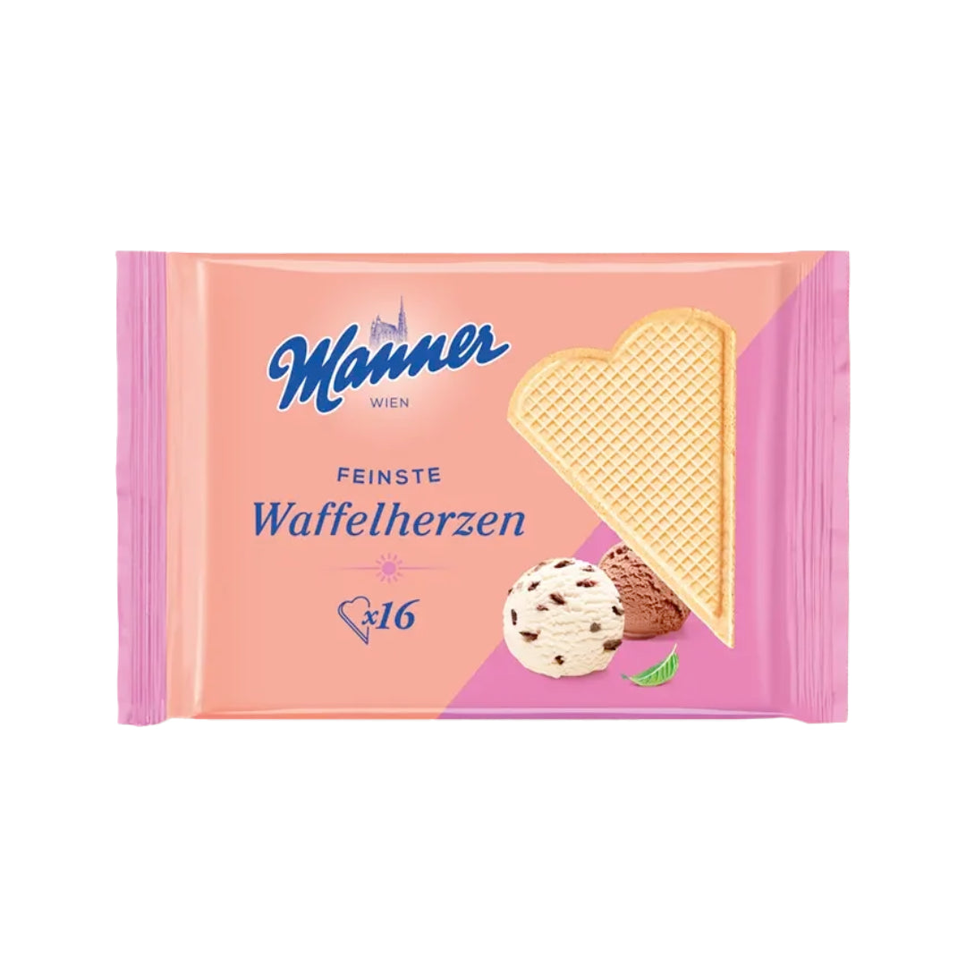 Manner Waffelherzen 55g
