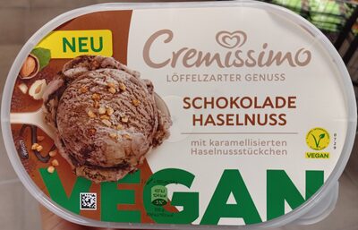 Langnese Cremissimo Schokolade Haselnuss veganes Eis 825ml