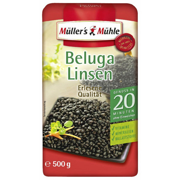 Müllers Mühle Beluga Linsen 500g