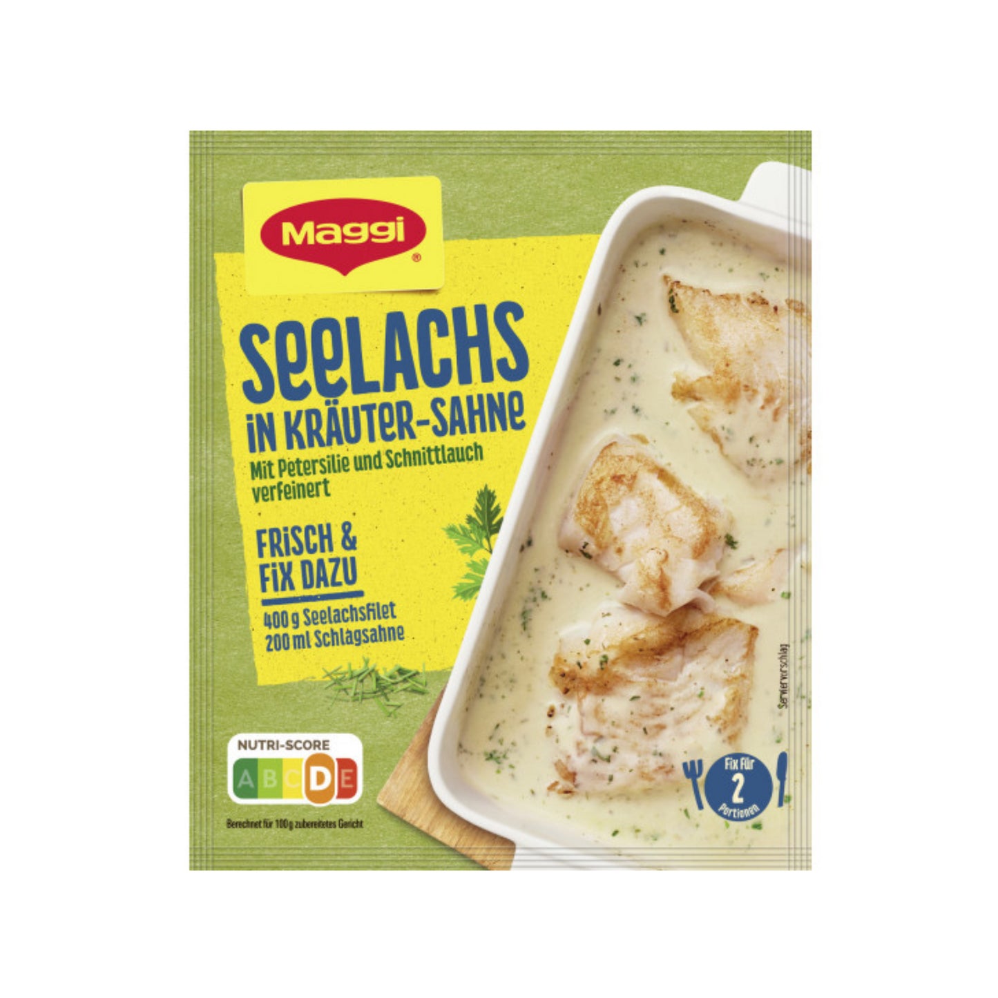 Maggi Fix Seelachs in Kräuter Sahne 33g