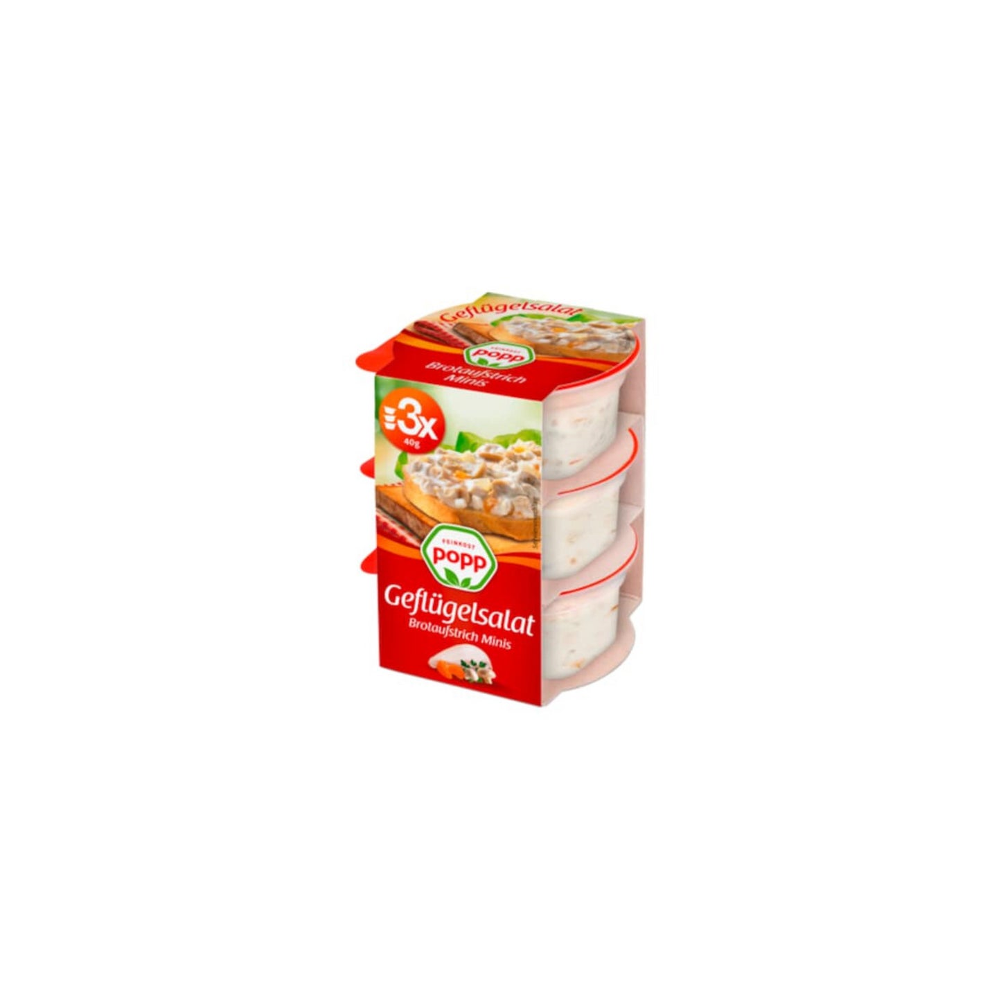 Popp Geflügelsalat 3x40g