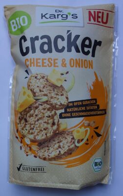Bio Dr.Kargs Cracker Cheese&Onion 85g