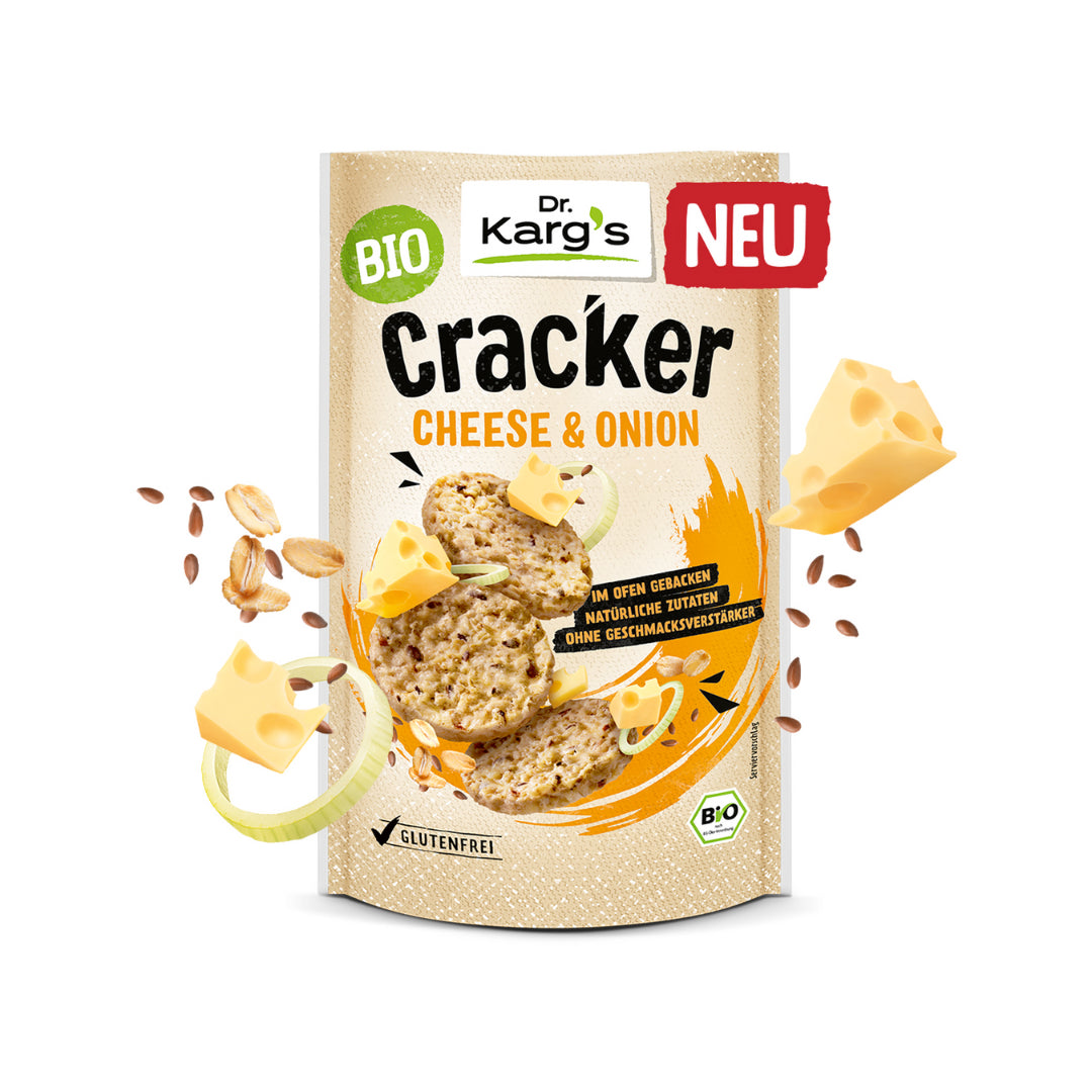 Bio Dr.Kargs Cracker Cheese&Onion 85g
