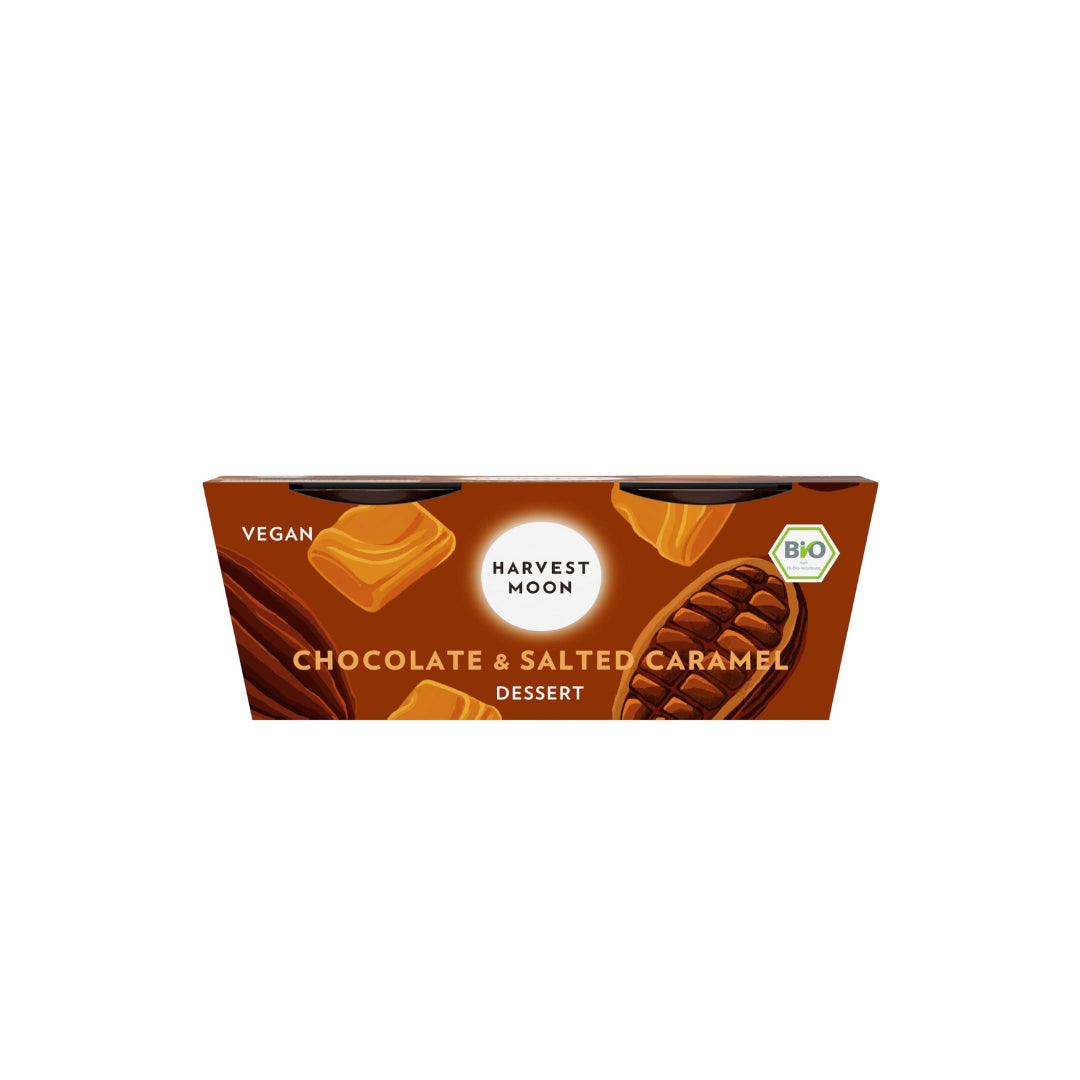 Bio Harvest Moon Chocolate & Salted Caramel Dessert 160g