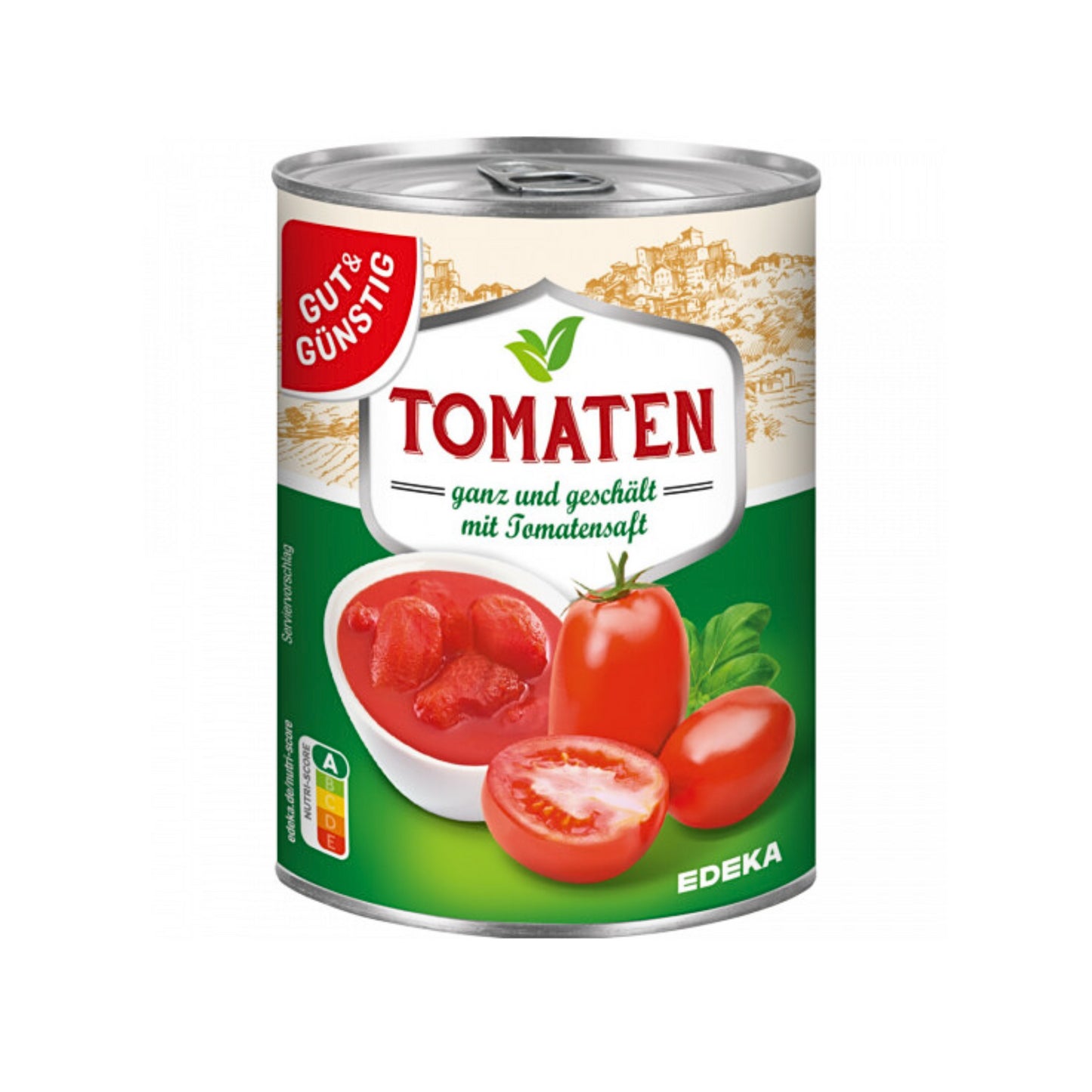 GUT&GÜNSTIG Tomaten ganze geschält in Tomatensaft 400g